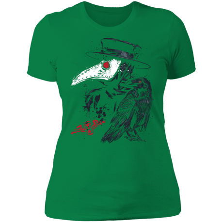 T-Shirts Kelly Green / S Plague Doctor Women's Premium T-Shirt
