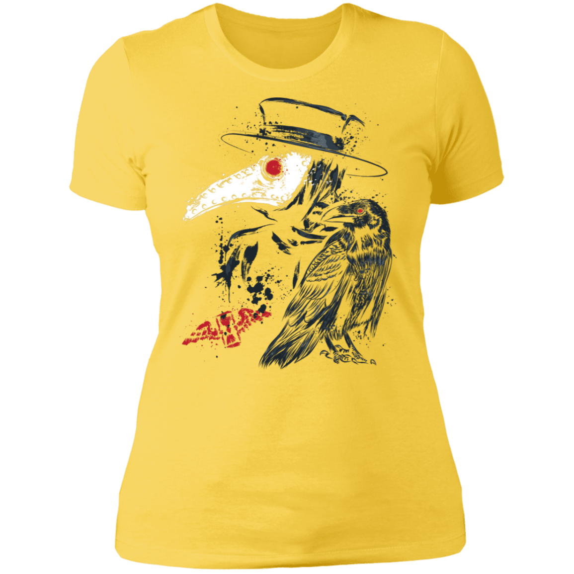 T-Shirts Vibrant Yellow / S Plague Doctor Women's Premium T-Shirt