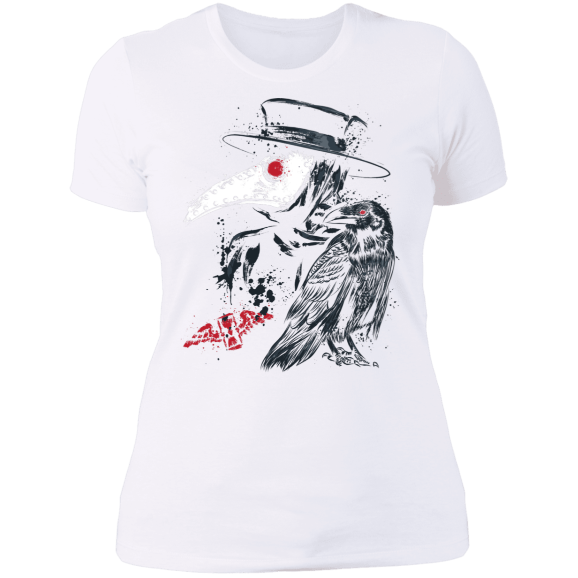 T-Shirts White / S Plague Doctor Women's Premium T-Shirt