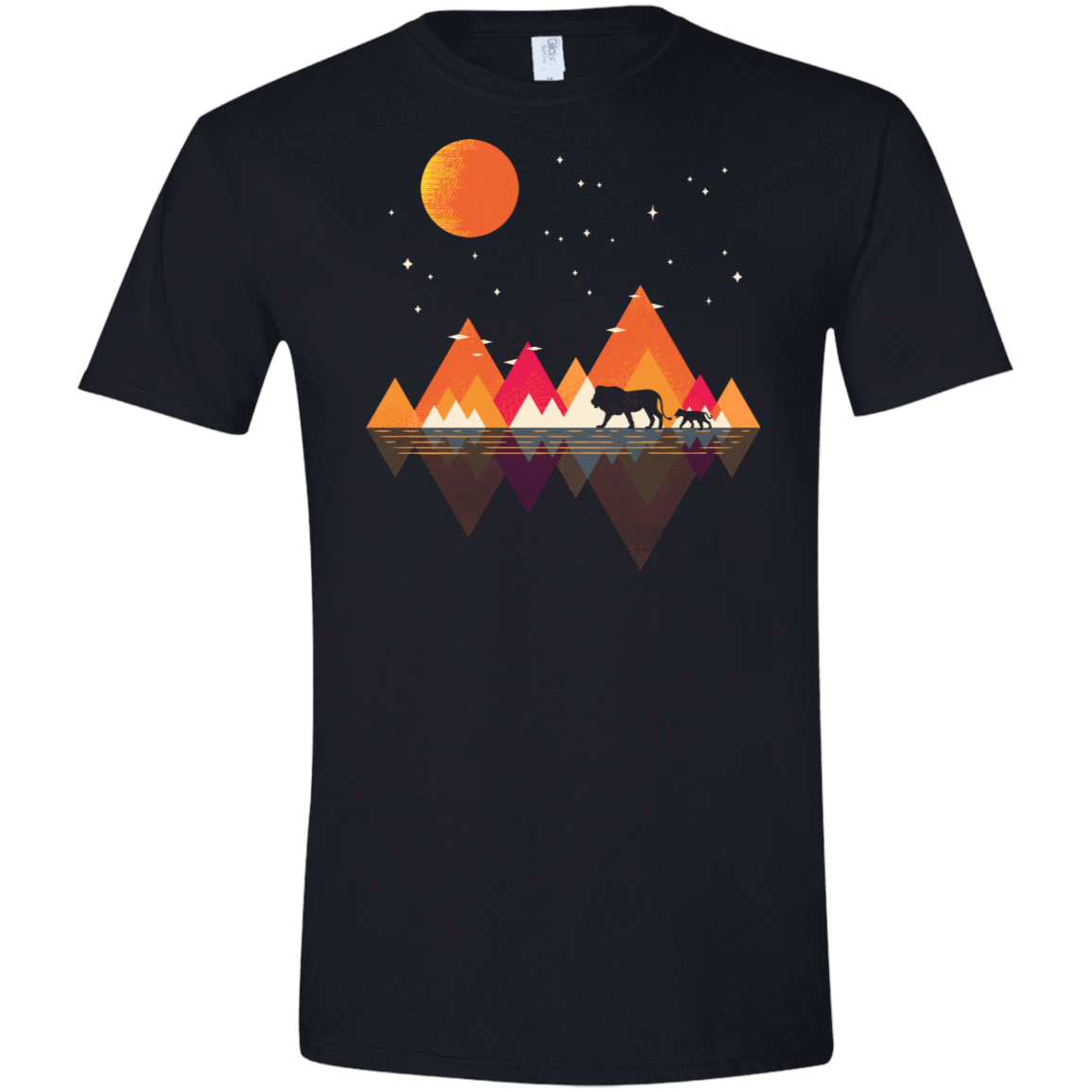 T-Shirts Black / X-Small Plains of Africa Men's Semi-Fitted Softstyle