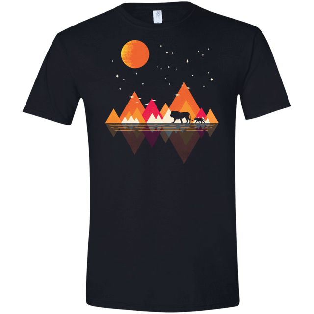 T-Shirts Black / X-Small Plains of Africa Men's Semi-Fitted Softstyle
