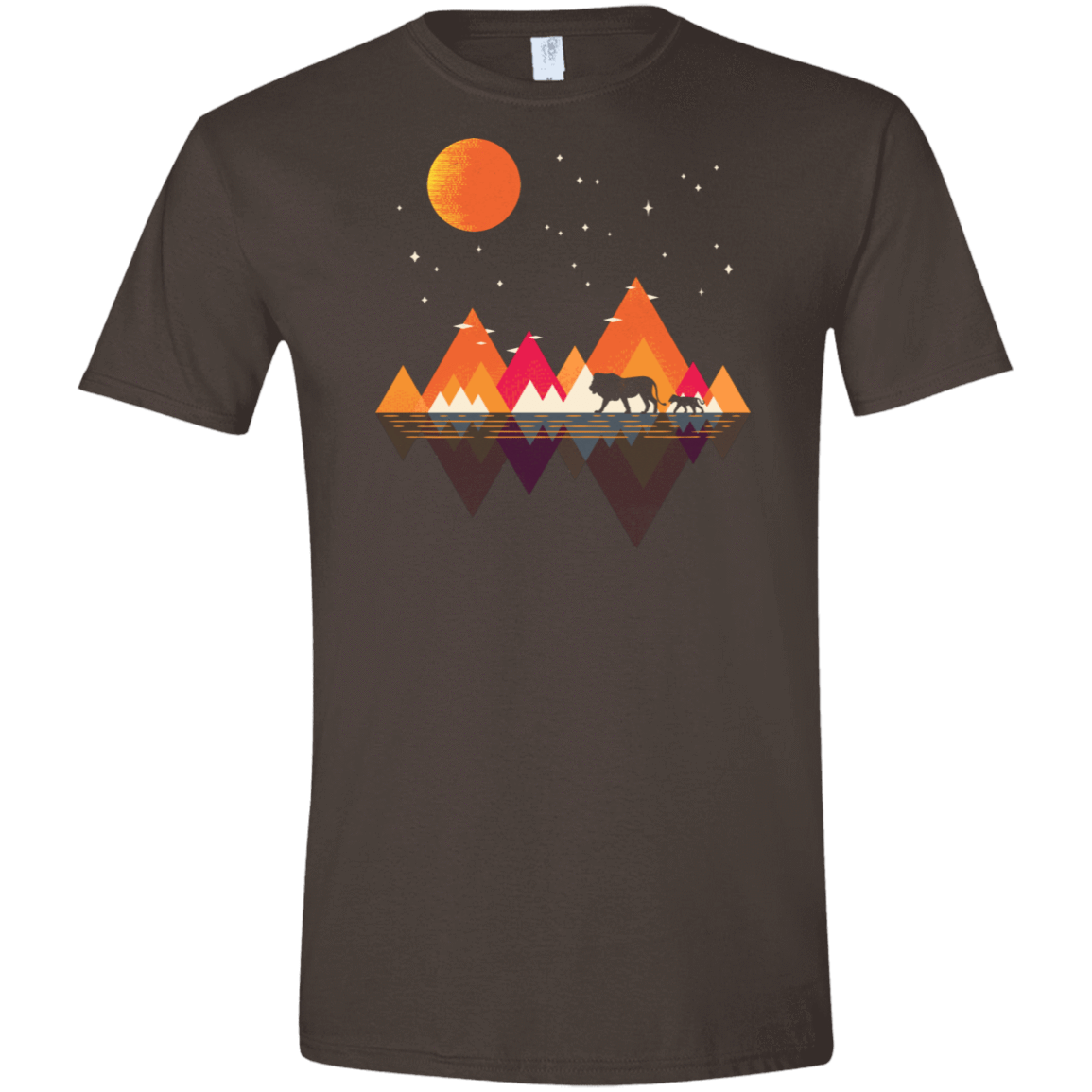 T-Shirts Dark Chocolate / S Plains of Africa Men's Semi-Fitted Softstyle
