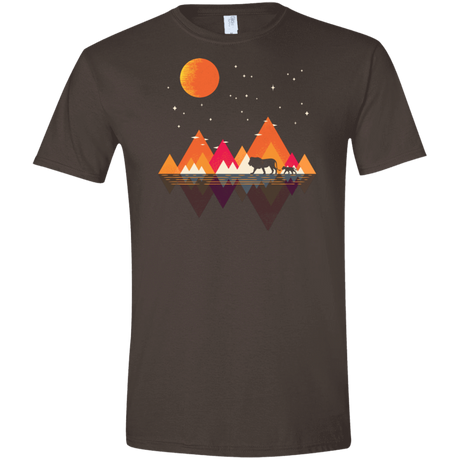 T-Shirts Dark Chocolate / S Plains of Africa Men's Semi-Fitted Softstyle