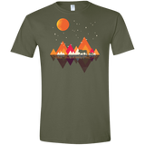 T-Shirts Military Green / S Plains of Africa Men's Semi-Fitted Softstyle