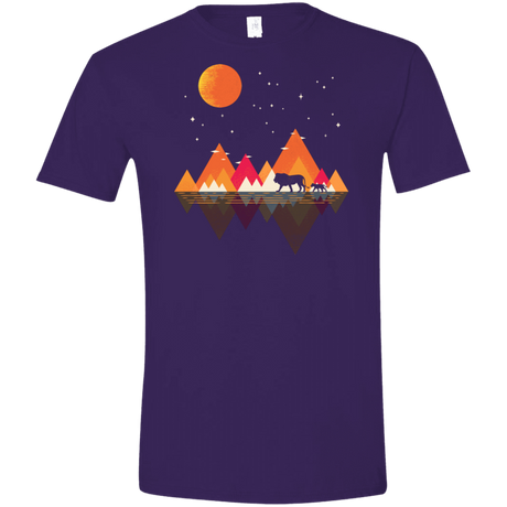 T-Shirts Purple / S Plains of Africa Men's Semi-Fitted Softstyle