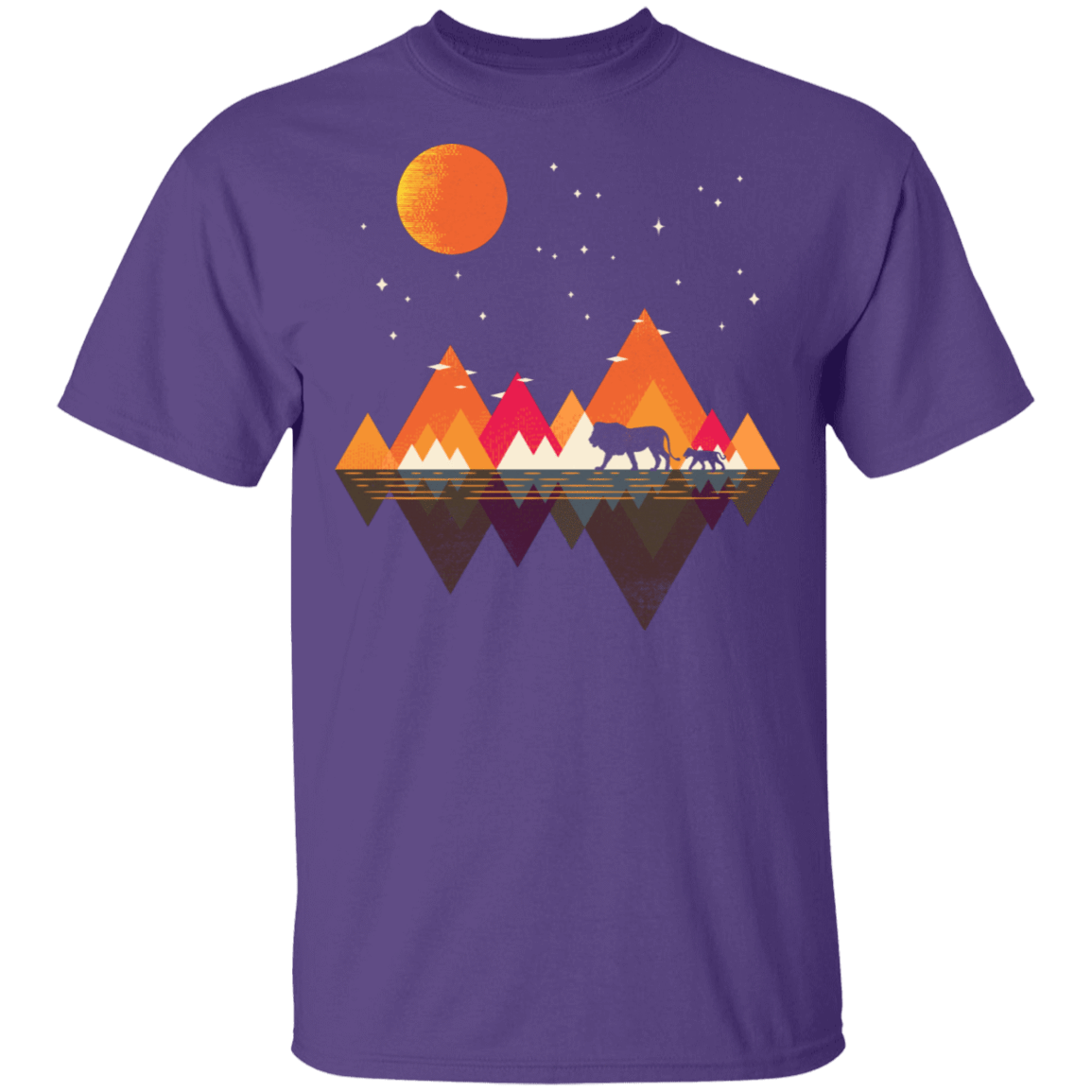 T-Shirts Purple / S Plains of Africa T-Shirt