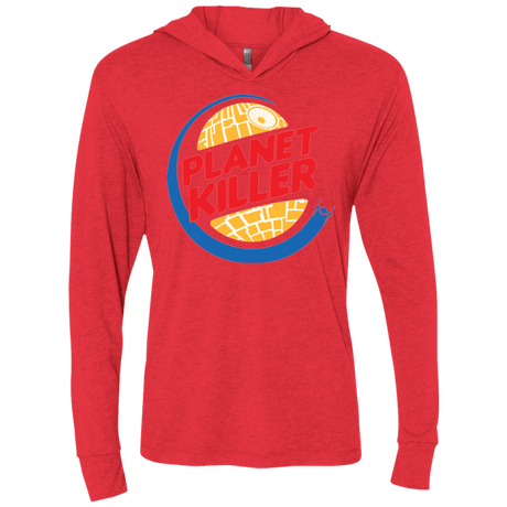 T-Shirts Vintage Red / X-Small Planet Killer Triblend Long Sleeve Hoodie Tee