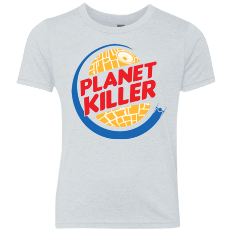 T-Shirts Heather White / YXS Planet Killer Youth Triblend T-Shirt