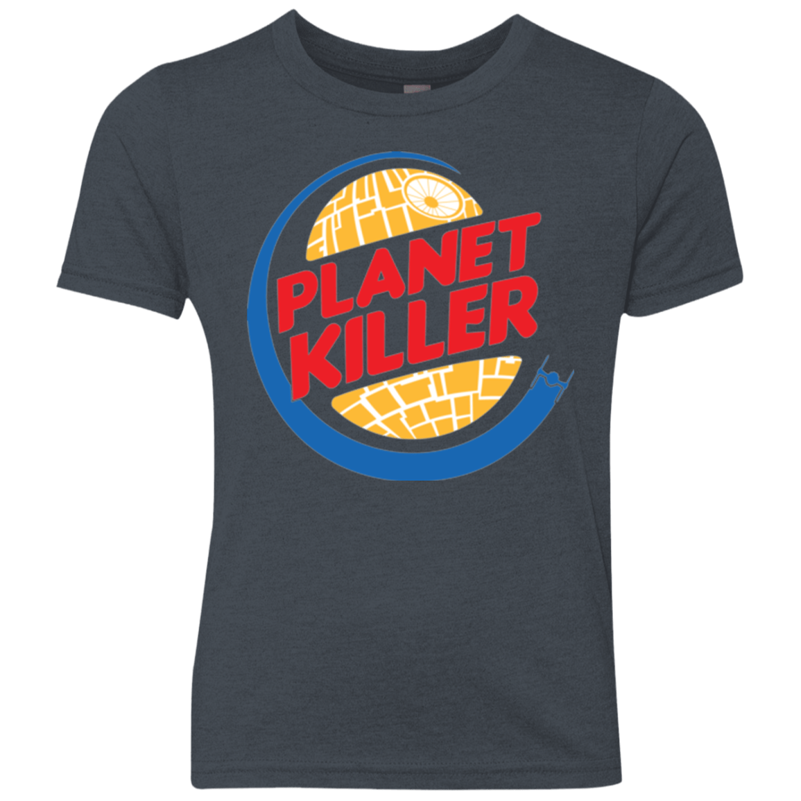 T-Shirts Vintage Navy / YXS Planet Killer Youth Triblend T-Shirt