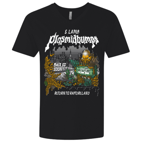 T-Shirts Black / X-Small Plasmidbumps Return Men's Premium V-Neck