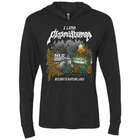 T-Shirts Vintage Black / X-Small Plasmidbumps Return Triblend Long Sleeve Hoodie Tee