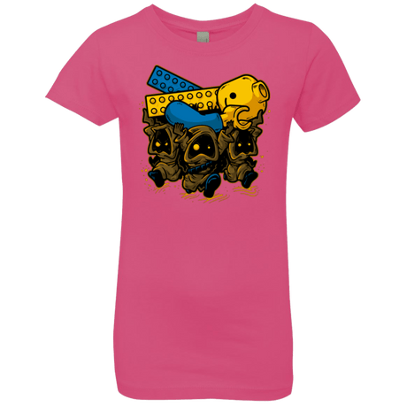 T-Shirts Hot Pink / YXS PLASTIC DEBRIS Girls Premium T-Shirt