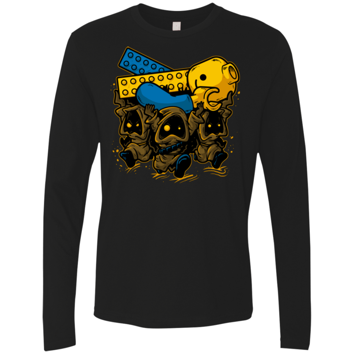 T-Shirts Black / Small PLASTIC DEBRIS Men's Premium Long Sleeve