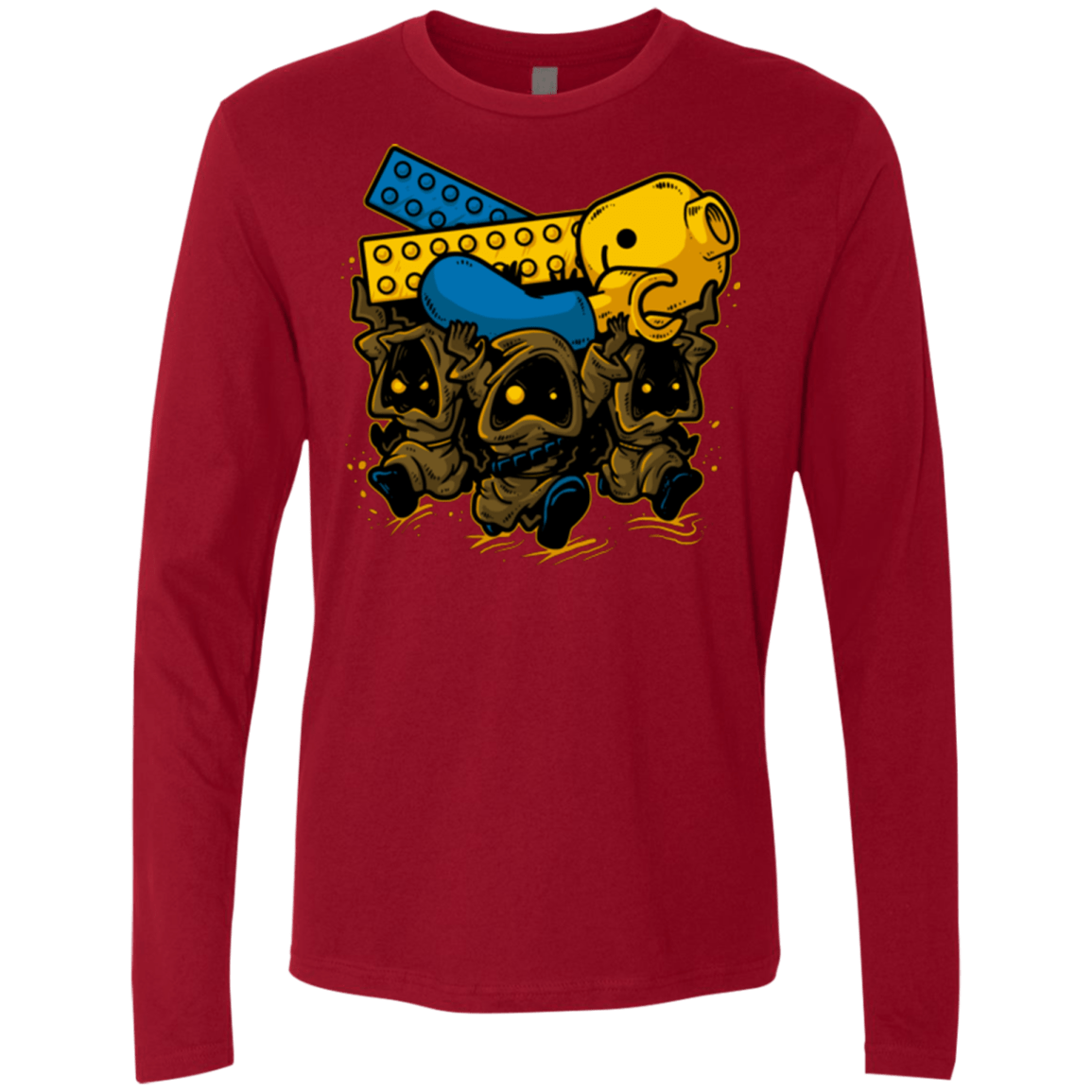 T-Shirts Cardinal / Small PLASTIC DEBRIS Men's Premium Long Sleeve