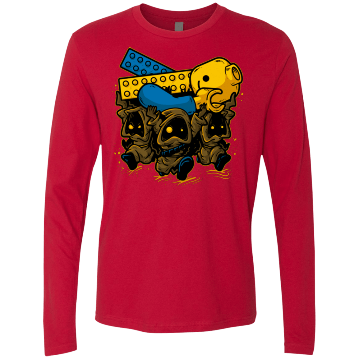 T-Shirts Red / Small PLASTIC DEBRIS Men's Premium Long Sleeve