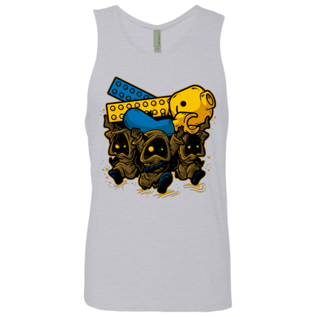 T-Shirts Heather Grey / Small PLASTIC DEBRIS Men's Premium Tank Top