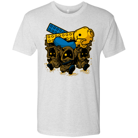 T-Shirts Heather White / Small PLASTIC DEBRIS Men's Triblend T-Shirt