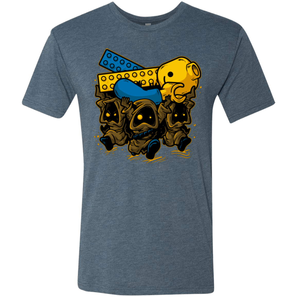 T-Shirts Indigo / Small PLASTIC DEBRIS Men's Triblend T-Shirt