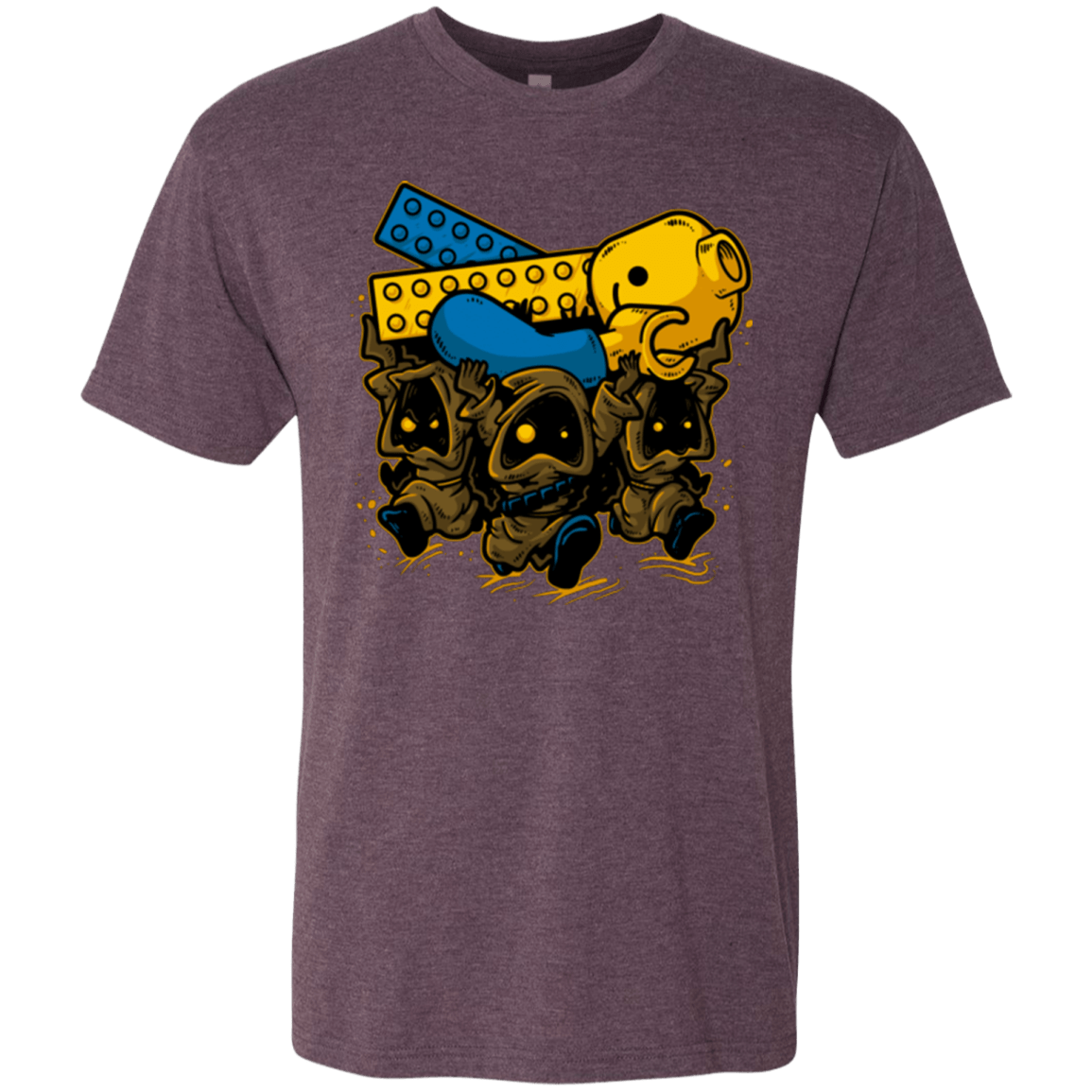 T-Shirts Vintage Purple / Small PLASTIC DEBRIS Men's Triblend T-Shirt