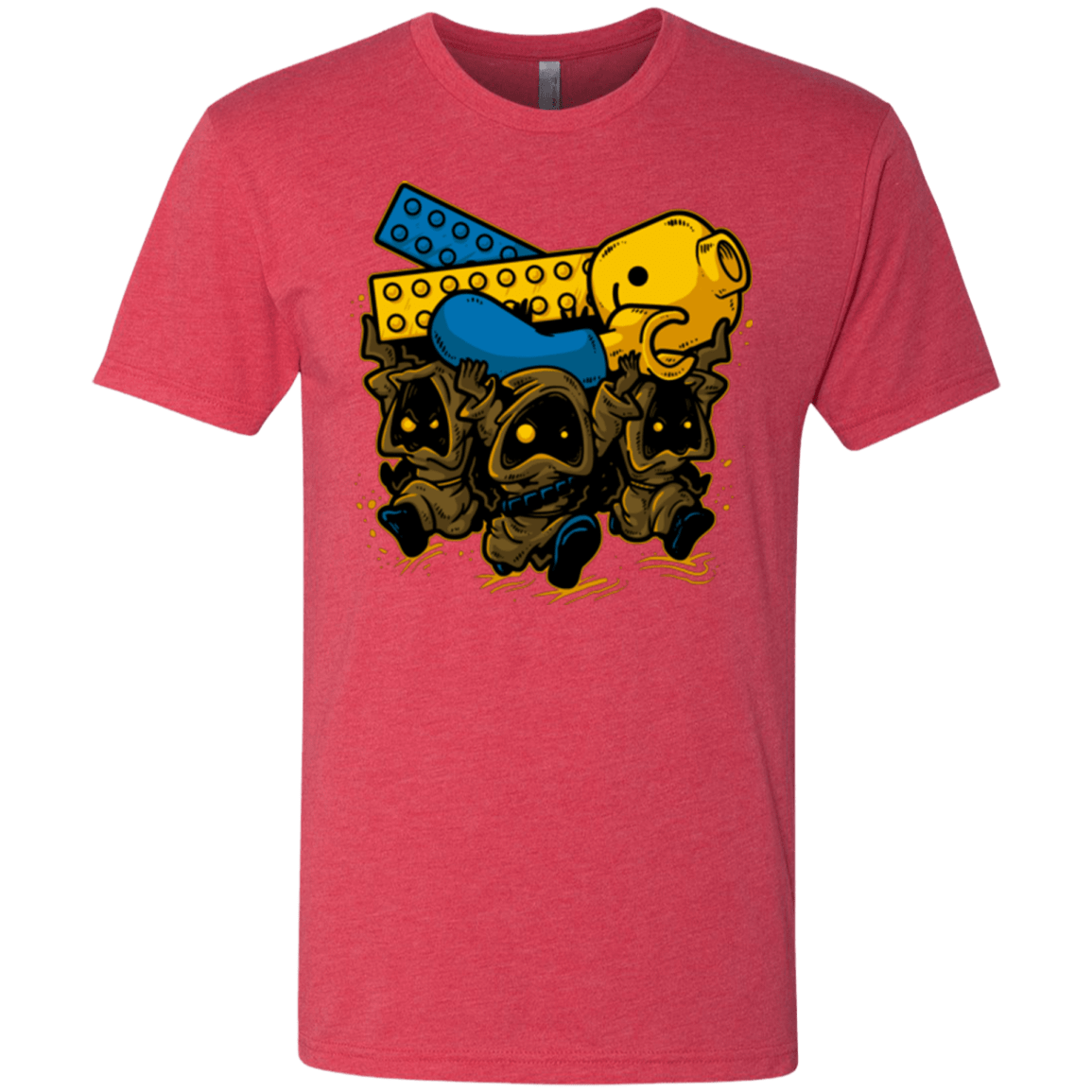 T-Shirts Vintage Red / Small PLASTIC DEBRIS Men's Triblend T-Shirt