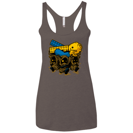 T-Shirts Macchiato / X-Small PLASTIC DEBRIS Women's Triblend Racerback Tank