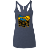 T-Shirts Vintage Navy / X-Small PLASTIC DEBRIS Women's Triblend Racerback Tank