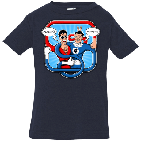T-Shirts Navy / 6 Months Plastic Fantastic Infant PremiumT-Shirt