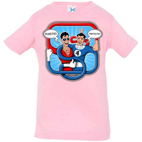 T-Shirts Pink / 6 Months Plastic Fantastic Infant PremiumT-Shirt