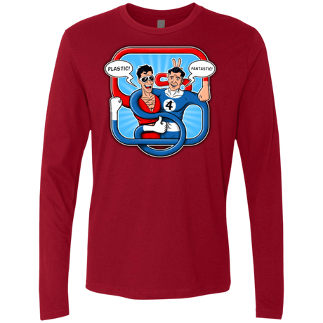 T-Shirts Cardinal / Small Plastic Fantastic Men's Premium Long Sleeve