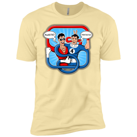 T-Shirts Banana Cream / X-Small Plastic Fantastic Men's Premium T-Shirt