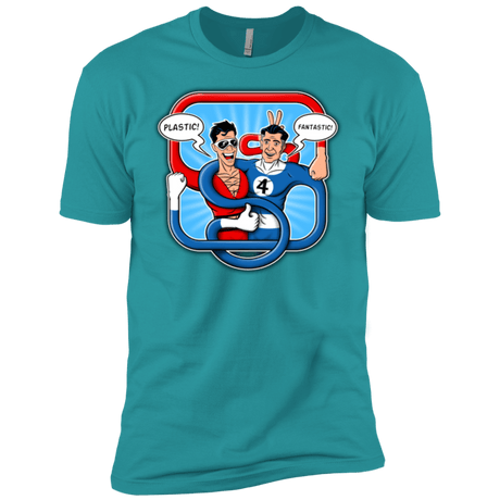 T-Shirts Tahiti Blue / X-Small Plastic Fantastic Men's Premium T-Shirt