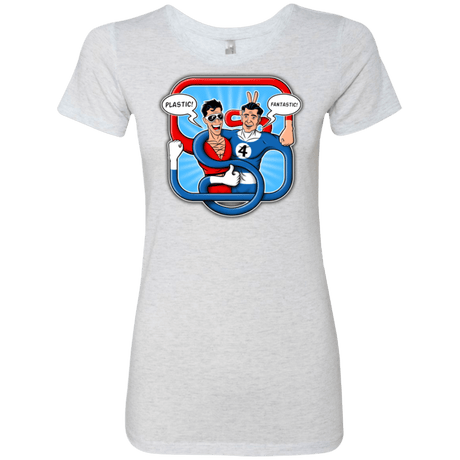 T-Shirts Heather White / Small Plastic Fantastic Women's Triblend T-Shirt