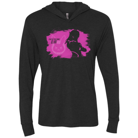 T-Shirts Vintage Black / X-Small Play of the Game Dva Triblend Long Sleeve Hoodie Tee