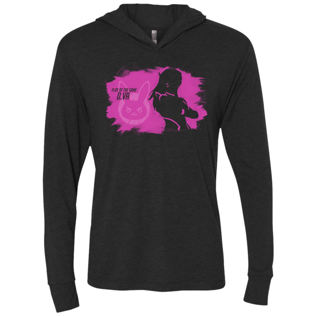 T-Shirts Vintage Black / X-Small Play of the Game Dva Triblend Long Sleeve Hoodie Tee