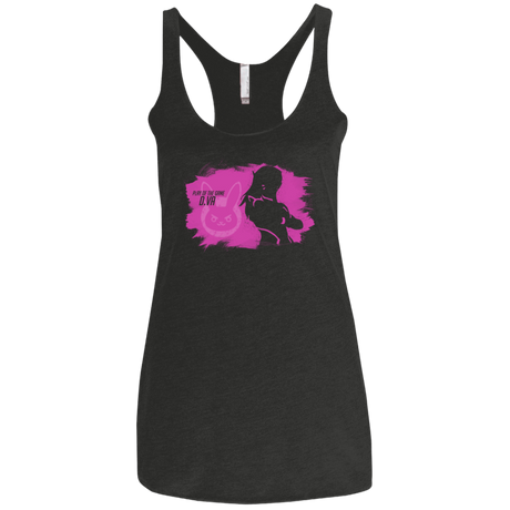 T-Shirts Vintage Black / X-Small Play of the Game Dva Women's Triblend Racerback Tank