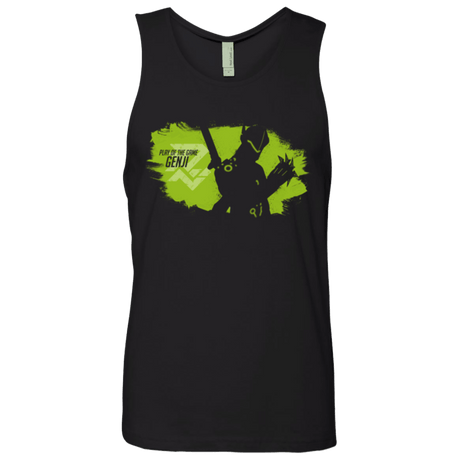 T-Shirts Black / Small Play of the Game Genji Men's Premium Tank Top