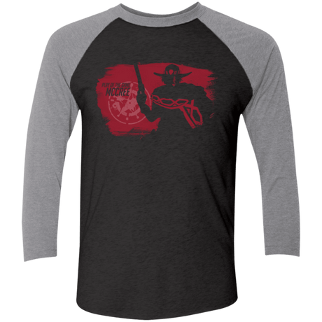 T-Shirts Vintage Black/Premium Heather / X-Small Play of the Game McCree Men's Triblend 3/4 Sleeve
