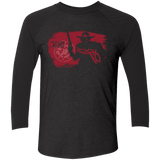 T-Shirts Vintage Black/Vintage Black / X-Small Play of the Game McCree Men's Triblend 3/4 Sleeve
