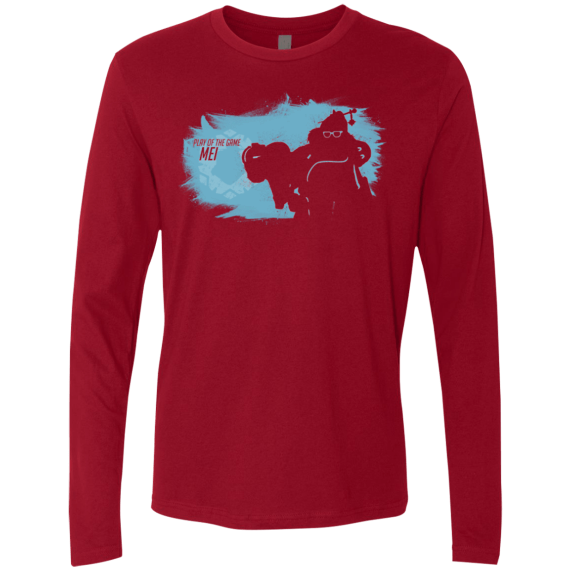 T-Shirts Cardinal / Small Play of the Game Mei2 Men's Premium Long Sleeve