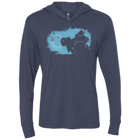 T-Shirts Vintage Navy / X-Small Play of the Game Mei2 Triblend Long Sleeve Hoodie Tee