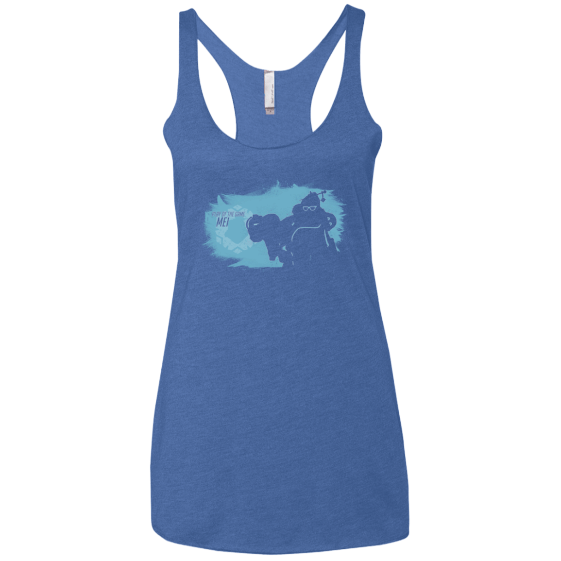 T-Shirts Vintage Royal / X-Small Play of the Game Mei2 Women's Triblend Racerback Tank
