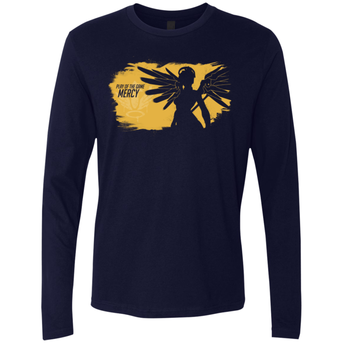 T-Shirts Midnight Navy / Small Play of the Game Mercy Men's Premium Long Sleeve