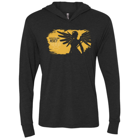 T-Shirts Vintage Black / X-Small Play of the Game Mercy Triblend Long Sleeve Hoodie Tee