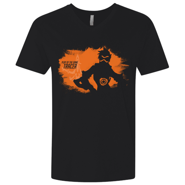 T-Shirts Black / X-Small Play of the Game Tracer Men's Premium V-Neck