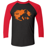 T-Shirts Vintage Black/Vintage Red / X-Small Play of the Game Tracer Men's Triblend 3/4 Sleeve