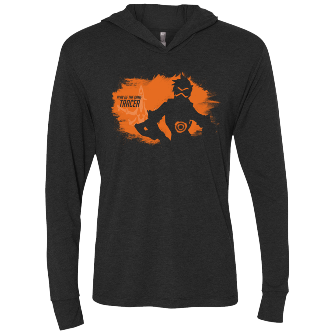 T-Shirts Vintage Black / X-Small Play of the Game Tracer Triblend Long Sleeve Hoodie Tee