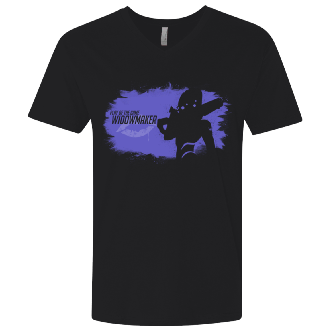 T-Shirts Black / X-Small Play of the Game Widowmaker Men's Premium V-Neck
