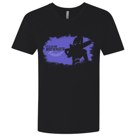 T-Shirts Black / X-Small Play of the Game Widowmaker Men's Premium V-Neck