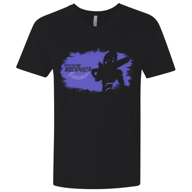 T-Shirts Black / X-Small Play of the Game Widowmaker Men's Premium V-Neck
