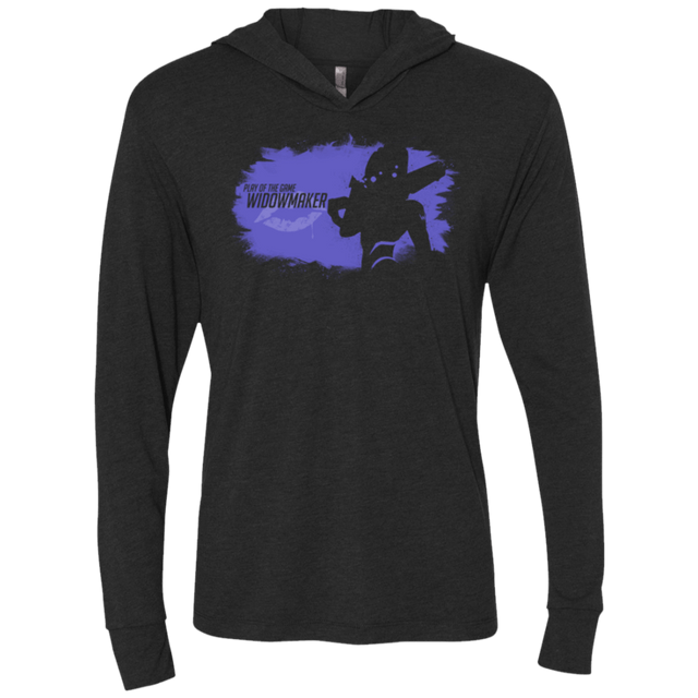 T-Shirts Vintage Black / X-Small Play of the Game Widowmaker Triblend Long Sleeve Hoodie Tee